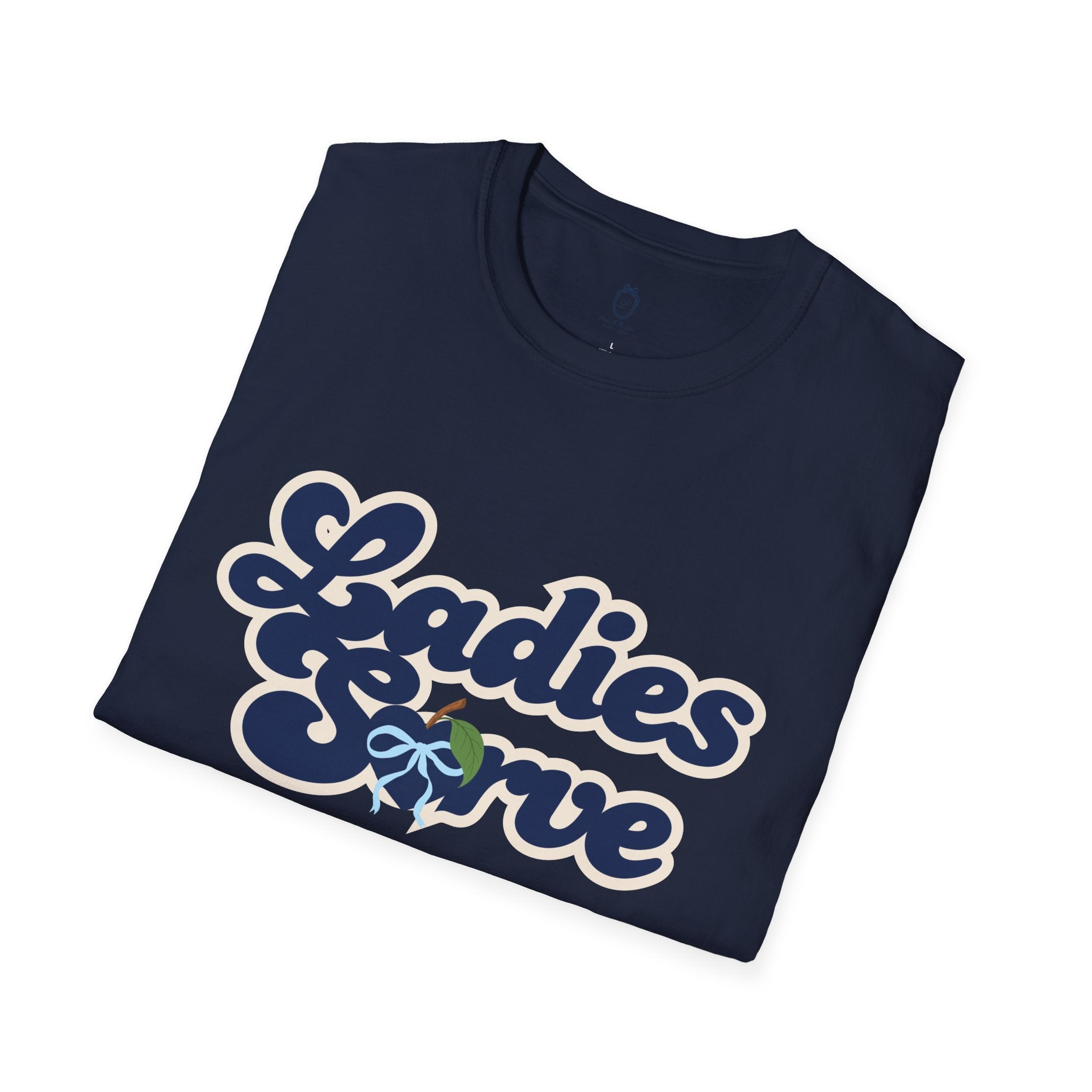 Ladies Serve T-Shirt — Retro Tennis Graphic Tee for Women