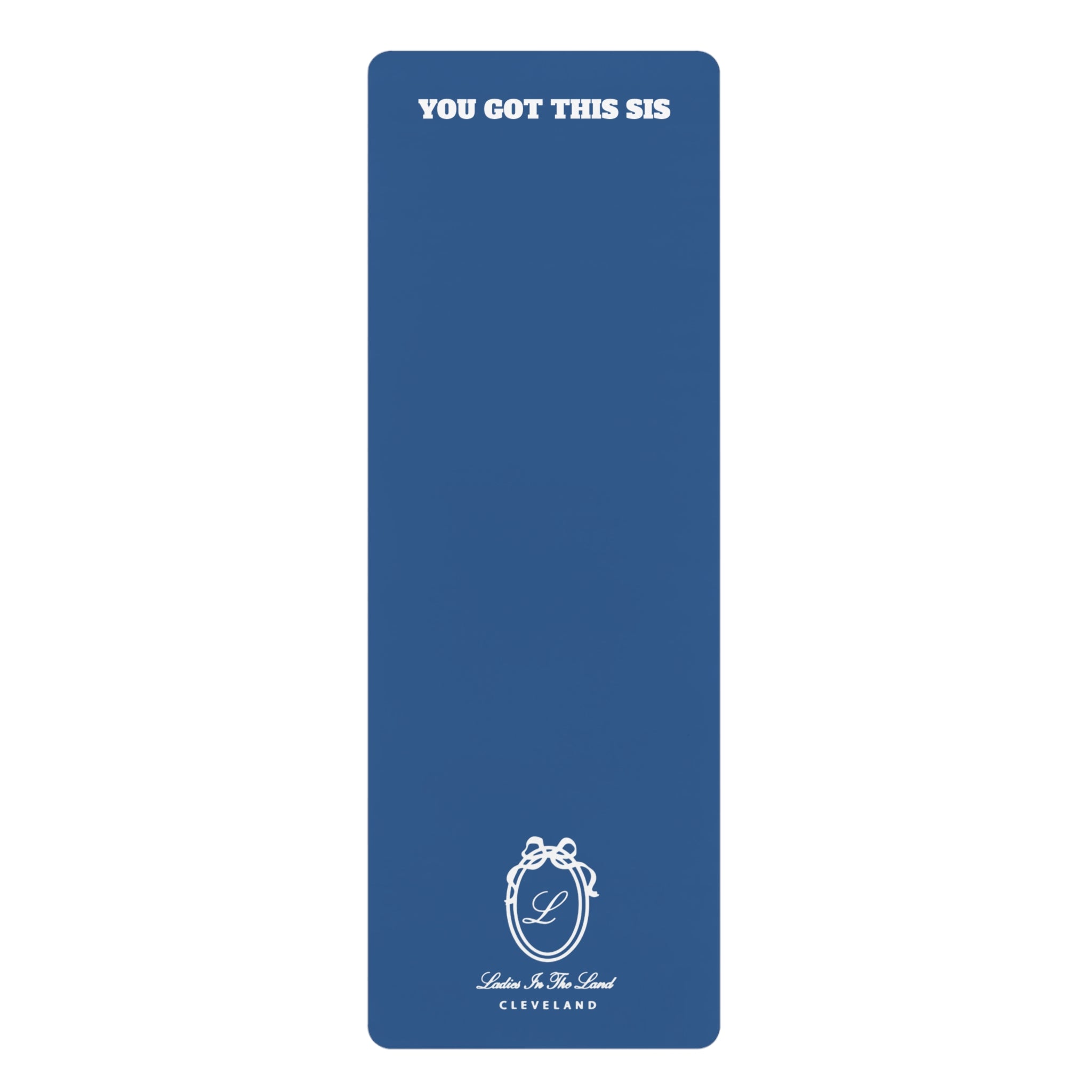 You Got This Sis Rubber Yoga Mat — Motivational Non-Slip Exercise Mat