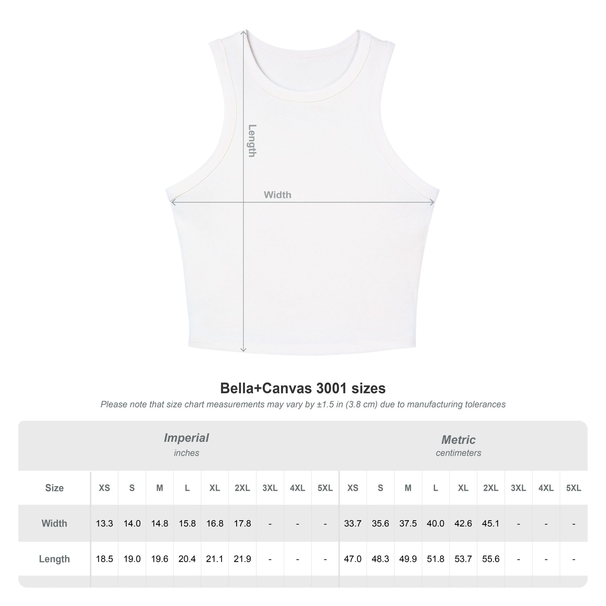 Smiling Sun Crop Tank — Women's Micro Rib Racer Tank Top